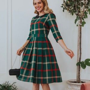 Ivy City Co Noel Plaid Christmas Dress